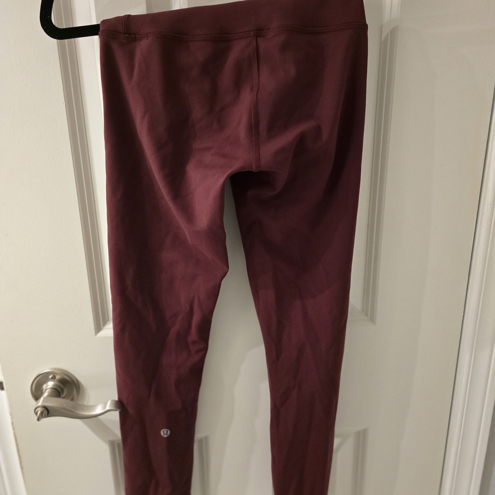 lululemon athletica Burgundy Leggings
